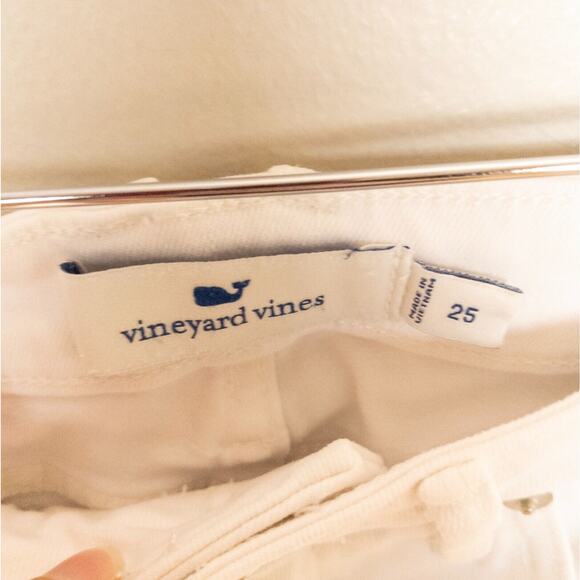 VINEYARD VINES White Jamie High Rise Skinny Jeans Stretch Women's 25 - Picture 2 of 3
